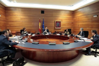 La reunió del consell de ministres aquest dimarts.