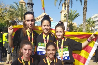 Clàudia Sánchez, campeona con Catalunya