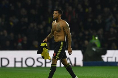 Deeney, del Watfod, se ha negado a entrenar por la pandemia.