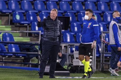 Ronald Koeman, dissabte passat al Coliseum Alfonso Pérez de Getafe.