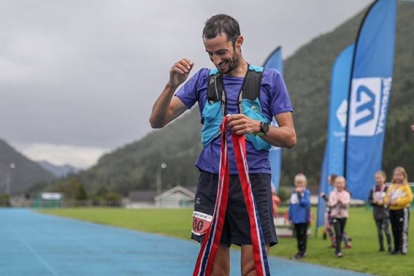 Kilian Jornet, una vegada finalitzada la prova que es va adjudicar ahir.