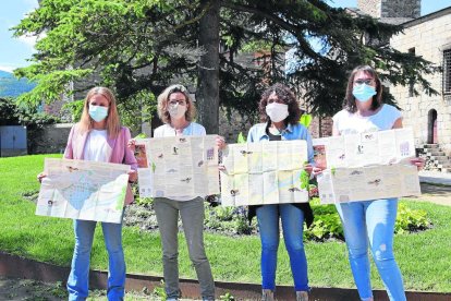 L’ajuntament de la Seu va presentar ahir el mapa ecoturístic.