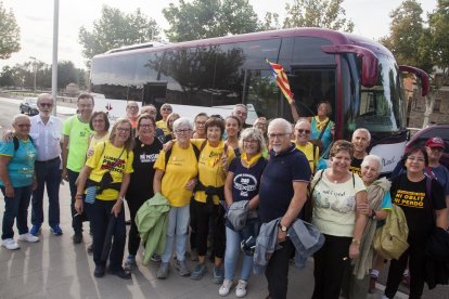 Un centenar de personas viajaron de Tàrrega a Lledoners.