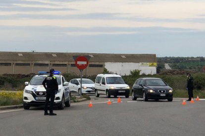 Imatge d’arxiu d’un control de la Policia Local de Tàrrega.