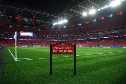 L’estadi de Wembley va ser triat perquè es disputés la final de l’Eurocopa aquest estiu.