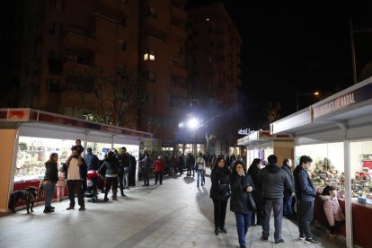 El mercat de productes nadalencs es va celebrar l'any passat a la plaça Cervantes.