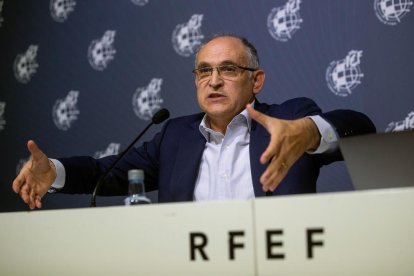 El secretario general de la RFEF y exdirector del Inefc Lleida, Andreu Camps.