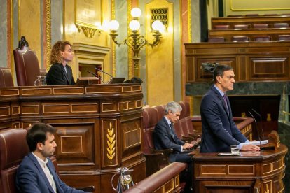 Pedro Sánchez, aquest dimecres al Congrés.