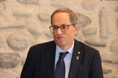 El president demana recuperar la figura del relator per dialogar “sense condicions” - El president de la Generalitat, Quim Torra, va defensar ahir tornar a dialogar amb el Govern de Madrid sense condicions i “de tu a tu, parlant de tot”, pe ...