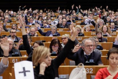 L'hemicicle del Parlament Europeu.