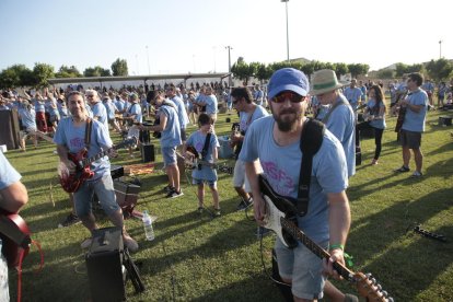 Algunos participantes el año pasado en el homenaje al Boss.