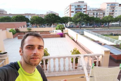 Ricard Gómez, del CTT Mollerussa, durante el reto.