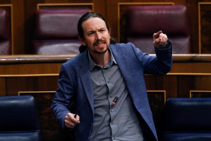 El vicepresident segon del Govern espanyol i ministre de Drets Socials i Agenda 2030, Pablo Iglesias