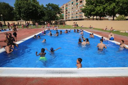 Les piscines del barri de Cappont, en una imatge de l’estiu passat.