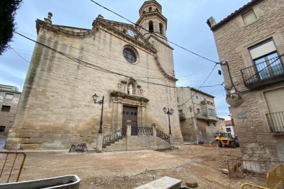 Les obres que es duen a terme al centre històric de l’Albi.