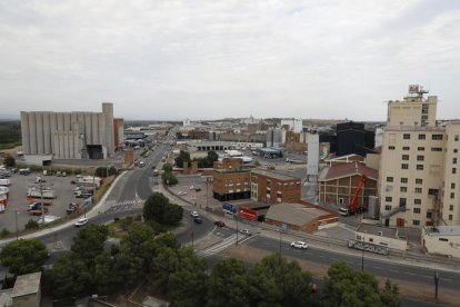 Imatge d’arxiu del Polígon Industrial El Segre, als afores de la ciutat de Lleida.