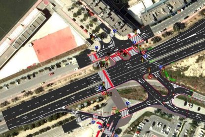 Lleida tendrá un paso transversal para vehículos, peatones y ciclistas en la LL-11 que conectarà Cappont, la Bordeta y Copa d'Or