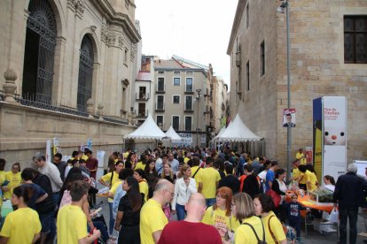 Una edició anterior de la mostra Ciència al Carrer a Lleida