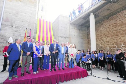 L’acte institucional que la Paeria va celebrar a la Seu Vella el dia 11 de setembre de l’any passat.