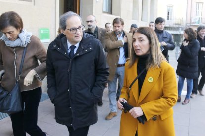 Budó, amb el president Torra.