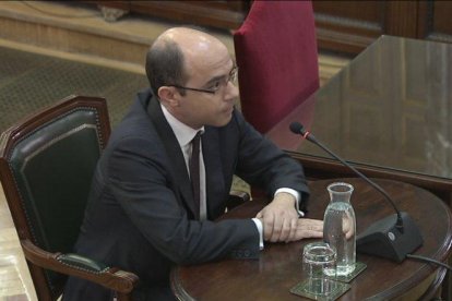 Felipe Martínez ha declarat aquest dimarts al Suprem com a testimoni en el judici del 'procés'.