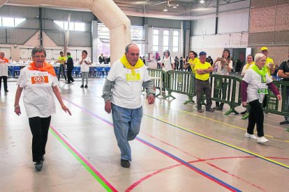 Una de las cuatro pruebas que formaron parte del programa deportivo. 