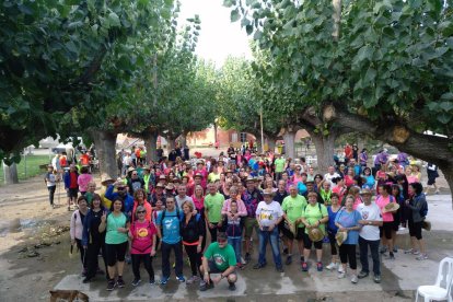 Imagen de archivo de una caminata contra el Alzhéimer en Mollerussa.