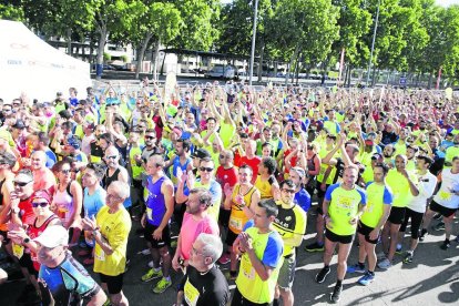 Más de 1.200 eventos deportivos se suspendieron en Catalunya, entre ellos la Cursa Bombers de Lleida.