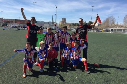 El prebenjamín A del Agramunt, campeón de Liga invicto