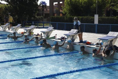 La piscina olímpica del Club Natació Lleida, el 22 de juny passat, quan va ser reoberta.