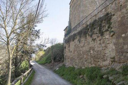 La muralla medieval de Torà.