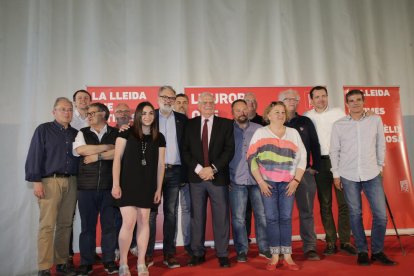 Borrell, en un acto electoral ayer en La Pobla de Segur.