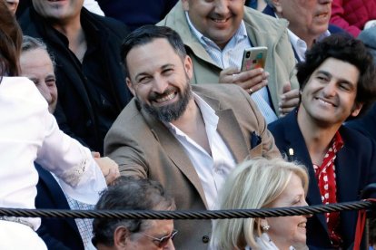 El presidente de Vox, Santiago Abascal.