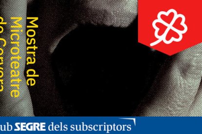 El cartell de la mostra de microteatre de Cervera CCC 2019, 'A pèl'.