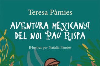 La neta de Pàmies il·lustra una obra seva