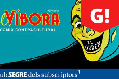 Una de les portades de la revista 'El Víbora', comix contracultural dels anys 80 i 90.