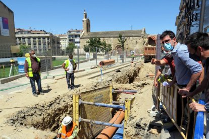 Renovación de la red de agua y alcantarillado en Sant Martí