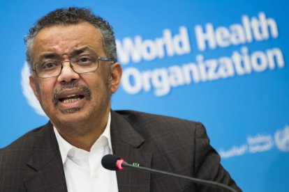 El director general de l'Organització Mundial de la Salut (OMS), Tedros Adhanom Ghebreyesus.