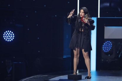 Rosalía, en la pasada gala de los Grammy latinos.