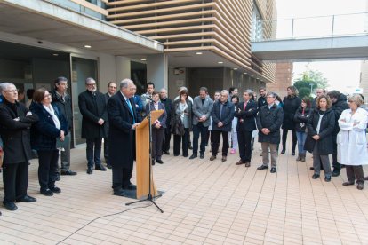 L'acte d'inauguració del segon edifici de Biomedicina.