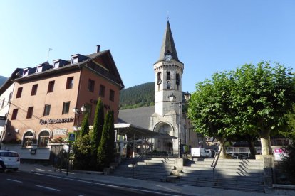 Vista d’arxiu de Vielha.