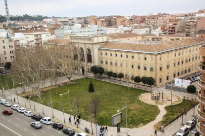 Imatge d’arxiu de l’edifici del Rectorat de la UdL.