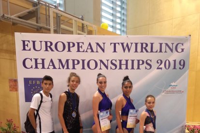 Medalles del Benavent a l’Europeu de Twirling