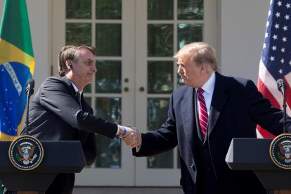 Los presidentes se reunieron en la Casa Blanca.