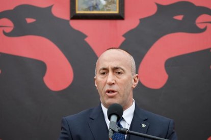 El primer ministro de la República de Kosovo, Ramush Haradinaj.