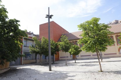 Vista exterior de l’Aula Municipal de Teatre de Lleida.