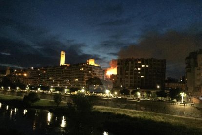 Incendi al Turó de la Seu Vella