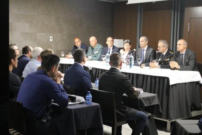 Un momento de la clausura, ayer en el hotel Zenit de Lleida. 