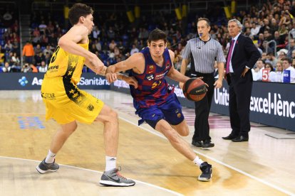 Leandro Bolmaro, en un partit contra el Tenerife.