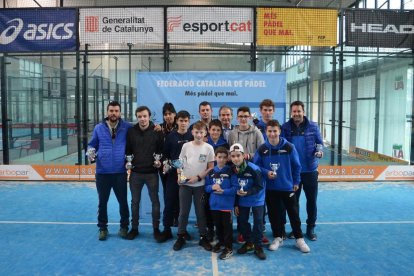 El Pàdel Indoor Lleida, subcampió de Catalunya de menors